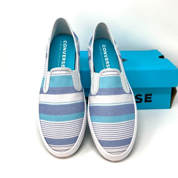 Converse Rio Slip On Blue Canvas Women’s 564330F - Picture 4 of 10